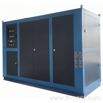 250kg medium frequency induction melting furnace